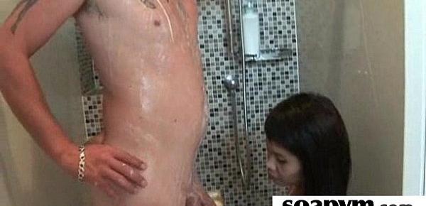  a very hot soapy massage and a hard fucking 24